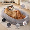 VEVOR Human Size Dog Bean Bed Washable PV Velvet 72x48x10in