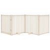 Dog Gate Set of 4 Natural Solid Fir Wood