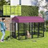 PawHut Welded Wire Outdoor Dog Kennel