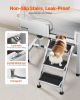 Dog Grooming Bathtub Stainless Steel w Stairs Faucet Showerhead 34"