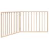 Dog Gate Set of 2 Natural Poplar Wood