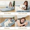 Plush Human Dog Bed for Adults Cozy Lounger Large