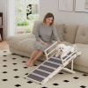 PawHut Dog Ramp Folding Adjustable Step 15–19" for Pets