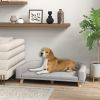 PawHut Dog Sofa Couch Bed with Washable Cushion for Large Dogs,