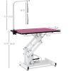 Hydraulic Pet Grooming Table 42.5 Inch, Pink