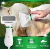 Dog dryer 2 and 1 pet supplies for Pet hair Dryer with Slicker Brush