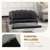 PawHut Velvet Large Dog Couch – Soft Foam Dog Sofa with Pearl Design