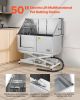 Electric Dog Grooming Bath Tub Stainless Steel with Water Filter 50inch