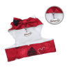Abstract Hearts Harness Vest with Matching Leash - XL