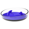 Pet Life   Shark Fin Shaped Slow Feeding Dog Bowl