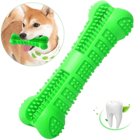Teeth Cleaning Chew Toy Dog Toothbrush Stick Natural Rubber