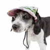 Pet Life ‘Botanic Bark’ Floral Dog Hat – UV Protection Adjustable Cap