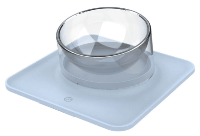 Pet Life Surface Anti-Skid Anti Spill Pet Bowl Curved Design