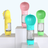 Portable Leakproof Pet Water Dispenser with Built-in Bowl for Dogs