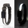 Solar And USB Rechargeable Light Up Pet Collar Waterproof LED Dog For Night Walking