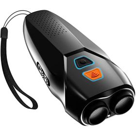 Dog Barking Control Devices Dual Sensor Anti Barking Device (Color: Black)
