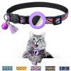 Pet Colored Bell Tassel Collar For Airtag Tracker
