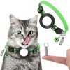Pet Anti Lost Address Pendant Collar With Bell For Airtag