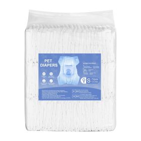 Disposable Dog Diapers, Super Absorbent Female Dog Diapers, 360Â° Leak-Proof Female Doggy Pet Diaper with Wetness Indicator for Heat Period, Training (Style: Female Dog Diapers, size: Small (144 Count))