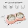 Dual Stainless-Steel Pet Bowls