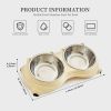 Dual Stainless-Steel Pet Bowls