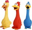 Rubber Chicken Squeaky Dog Toys
