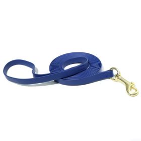 Waterproof Dog Training Leash | No-Tangle Embossed Grip Outdoor Lead for Dogs (Color: Navy Blue, size: 6M)