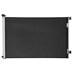 Retractable Baby Gate, Extends to 57 inch Wide, 38.5 inch Tall, with Security Lock, Easy to Use, Walk Through Without Tripping (Width: 55 inch, Height: 41 in)