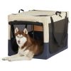 Soft-Sided Foldable Dog Crate – Portable, Comfortable, and Sturdy