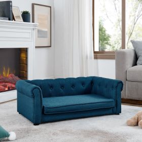 Durable Elevated Dog Sofa Bed, Comfortable Modern Dog Couch (Color: as Pic)