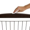 Free Standing Dog Gate, 32" H x 96.5" W Freestanding Pet Gate, 4 Panels Foldable Dog Gate for Wide and Narrow Passageways
