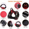 Light Up Dog Harness LED Rechargeable | No Pull Safety Vest with Handle for Dogs
