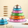 No Slid Slip Stainless steel dog bowl