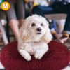 Dog Bed Soft Warm Fleece Sofa Bed Cushion M Size
