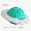 Interactive Flying Saucer Dog Toy – Sound & Molar Decompression Chew