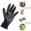 Pet Hair Removal Gloves Grooming Gloves For Bathing Dogs