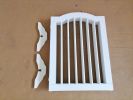 Foldable Freestanding Dog Gate for Doorways & Hallways