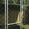 Dog Kennel Silver 400 x 200 x 256 cm Galvanized Steel