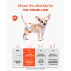 Disposable Dog Diapers, Super Absorbent Female Dog Diapers, 360Â° Leak-Proof Female Doggy Pet Diaper with Wetness Indicator for Heat Period, Training