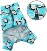 Penguins & Snowflake Flannel PJ with 2 Pockets (Turquoise)